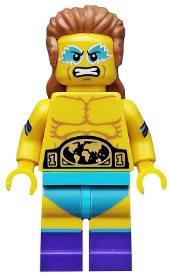 Минифигурка LEGO Wrestling Champion, Series 15 (Minifigure Only without Stand and Accessories) col241