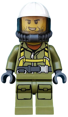 Минифигурка Lego Volcano Explorer - Male Worker, Suit with Harness cty0686