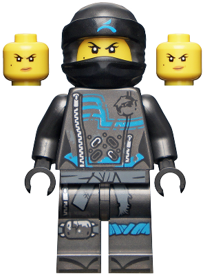 Минифигурка Lego Ninjago Nya - Hunted, Crooked Smile / Scowl njo475