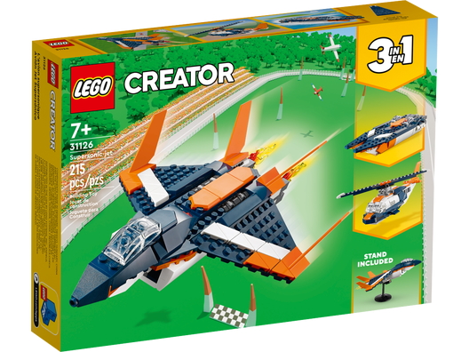 Конструктор LEGO Creator 31126 Сверхзвуковой реактивный самолет