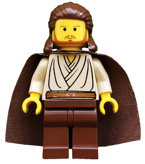 Минифигурка Lego Star Wars Qui-Gon Jinn (Yellow Head) sw0027