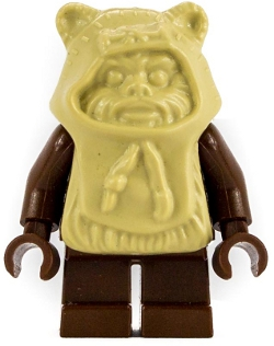Минифигурка Lego Star Wars  Ewok, Tan Hood (Paploo) sw0067