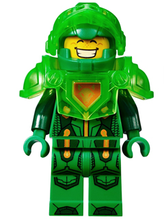 Минифигурка Lego Aaron Fox - Trans-Bright Green Visor and Armor (Ultimate Aaron) nex021