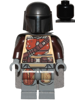 Минифигурка Lego Star Wars The Mandalorian / Din Djarin / 'Mando' - Brown Durasteel Armor sw1057