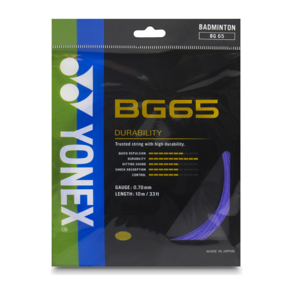 Струна для бадминтона Yonex BG-65 10м Lavender