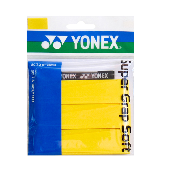 Обмотка для ракеток Yonex AC136EX-3 Soft Grip 3шт Yellow