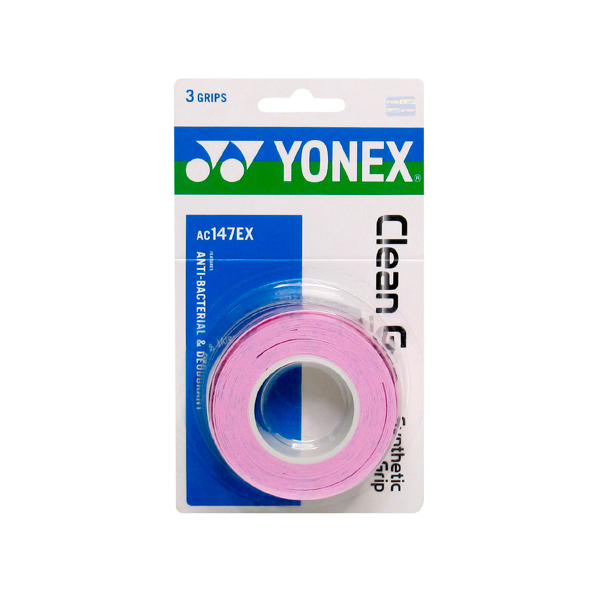 Обмотка для ракеток Yonex AC147EX Clean Grap 3шт Light Pink