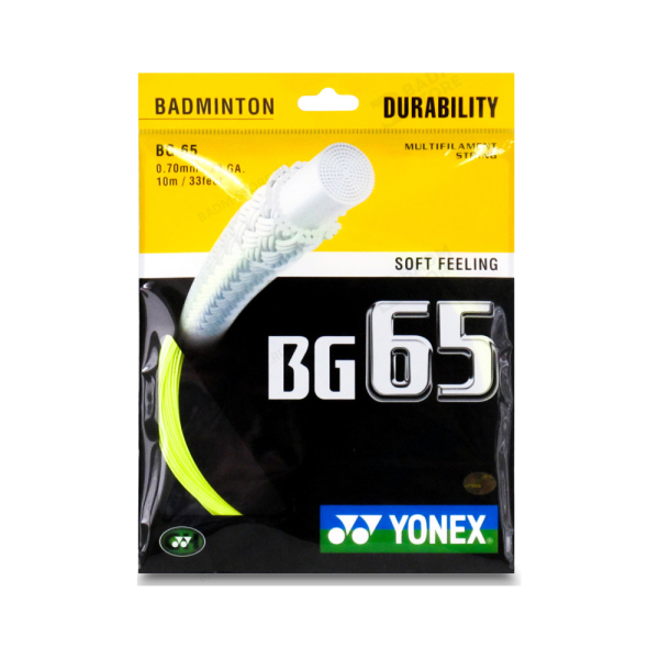 Струна для бадминтона Yonex BG-65 10м Lime