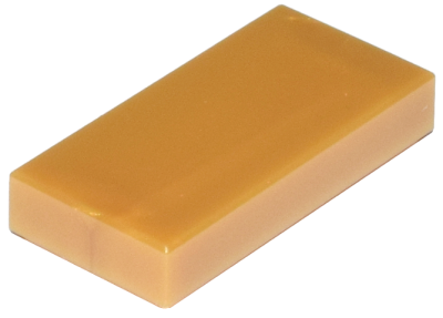 Tile 1 x 2, 3069 Pearl Gold N