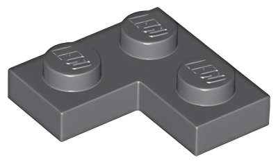 Деталь LEGO Plate 2 x 2 Corner 2420 Dark Bluish Gray U