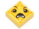 Tile 1 x 1 with Face with Open Downturned Mouth (Kryptomite) Pattern, 3070pb114  