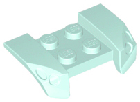 Vehicle, Mudguard 2 x 4 with Headlights Overhang, 44674 Light Aqua U