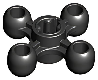 Деталь LEGO Technic Knob Cog / Gear / Wheel 32072 (49135) Black N