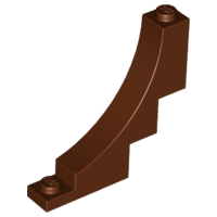 Arch 1 x 5 x 4 Inverted, 30099 Reddish Brown N