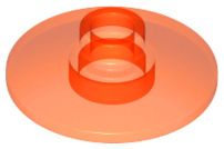 Dish 2 x 2 Inverted (Radar), 4740 Trans-Neon Orange U