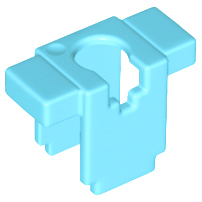 Minifigure Armor Breastplate Rectangular (Minecraft), 19723 Medium Azure U