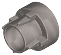 Technic Driving Ring Extension, 32187 Flat Silver N