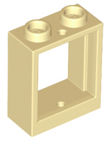 Window 1 x 2 x 2 Flat Front, 60592 Tan N