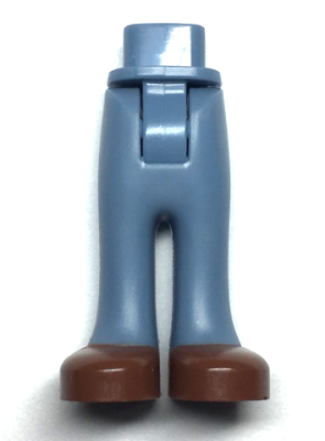 Mini Doll Hips and Trousers with Back Pockets with Reddish Brown Shoes Pattern - Thick Hinge, 92253c00pb33 Sand Blue U