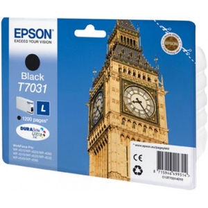 Картридж Epson T7031 Black Чёрный C13T70314010