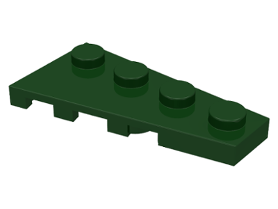 Wedge, Plate 4 x 2 Right, 41769 Dark Green U