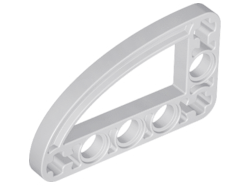 Technic, Liftarm, Modified L-Shape Quarter Ellipse Thin 3 x 5, 32250 Light Bluish Gray U