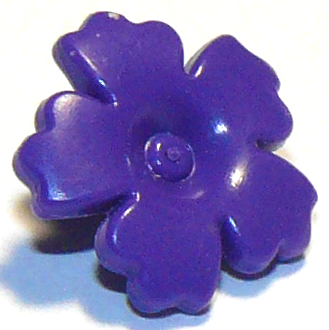 Friends Accessories Hair Decoration, Flower with Serrated Petals and Small Pin, 93080h Dark Purple U