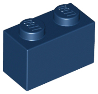 Brick 1 x 2, 3004 Dark Blue N