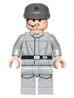 Минифигурка Lego Imperial Crew - Dark Bluish Gray Cap sw0584