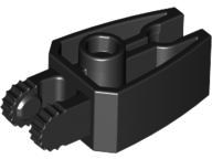 Hinge 1 x 3 Locking with 2 Fingers and Claw End 41529  Black U
