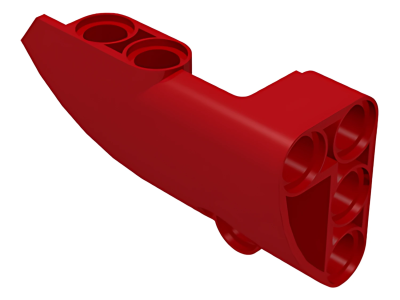Деталь LEGO Technic, Panel Fairing # 1 Small Smooth Short, Side A Item No: 87080 Red U