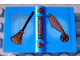 Minifigure, Utensil Book 2 x 3 with Quidditch Rings, Broom, and Golden Snitch Pattern, 33009pb004  