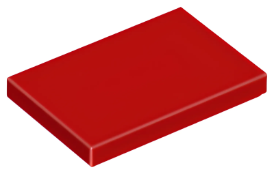Деталь LEGO Tile 2 x 3 26603 Red U