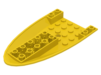 Aircraft Fuselage Forward Bottom Curved 6 x 10 with 3 Holes