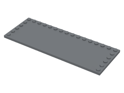 Tile, Modified 6 x 16 with Studs on Edges, 6205 Dark Bluish Gray N