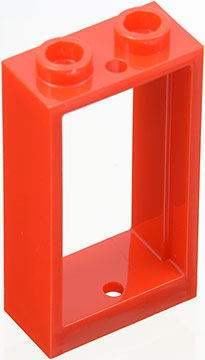 Window 1 x 2 x 3 Flat Front, 60593 Red N