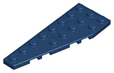Деталь LEGO  Lego Wedge, Plate 8 x 3 Pentagonal Left 50305 Dark Blue U