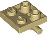 Plate, Modified 2 x 2 with Bar on Bottom, 5066 Tan N