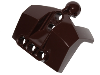 Деталь Lego Large Figure Chest Armor with Holes and Ball Joint 24124 Dark Brown U