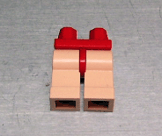 Hips and Light Nougat Legs, 970c90 Red U