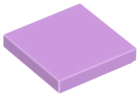 Tile 2 x 2, 3068 Medium Lavender N