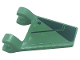 Flag 2 x 2 Trapezoid with Dark Green Triangle and Black Line Pattern Model Right Side (Sticker) - Set 71745, 44676pb066R
