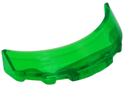 Windscreen 3 x 6 x 1 Curved, 62360 Trans-Green N