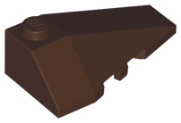 Wedge 4 x 2 Triple Right, 43711 Dark Brown U