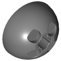 Cylinder Hemisphere 3 x 3 Ball Turret, 44359 Dark Bluish Gray U