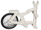 Tricycle Frame with Trans-Clear Bicycle Wheel with Molded Black Hard Rubber Tire (50015 / 92851pb01), 50015c01  