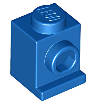 Деталь LEGO Brick, Modified 1 x 1 with Headlight 4070 (30069, 35388) Blue U