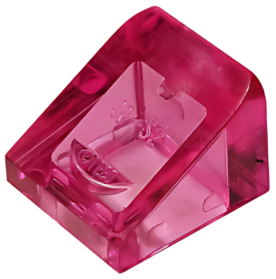 Деталь LEGO Slope 30 1 x 1 x 2/3 54200 Trans-Dark Pink U