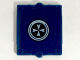 Glass for Window 1 x 2 x 2 Flat Front with Black and White St. John Ambulance Logo Pattern, 60601pb011  