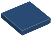 Tile 2 x 2, 3068 Dark Blue N